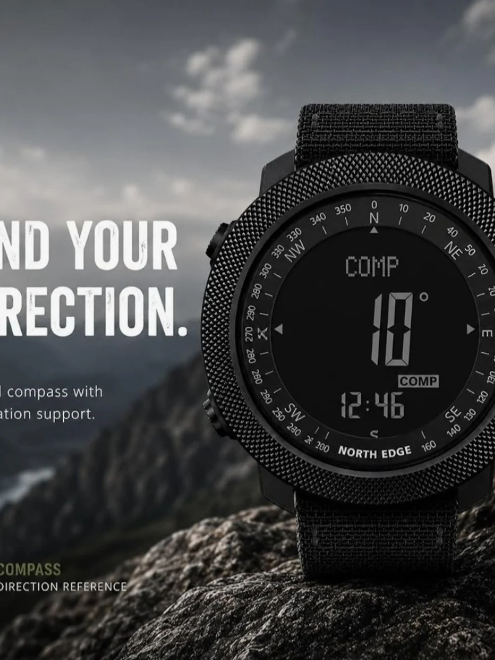 North Edge Apache Men's Digital Tactical Watch